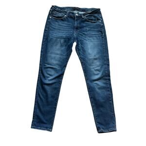 KanCan Womens Midrise Medium Wash Skinny Denim Ankle Jeans 13 Waist 30 Inseam 28